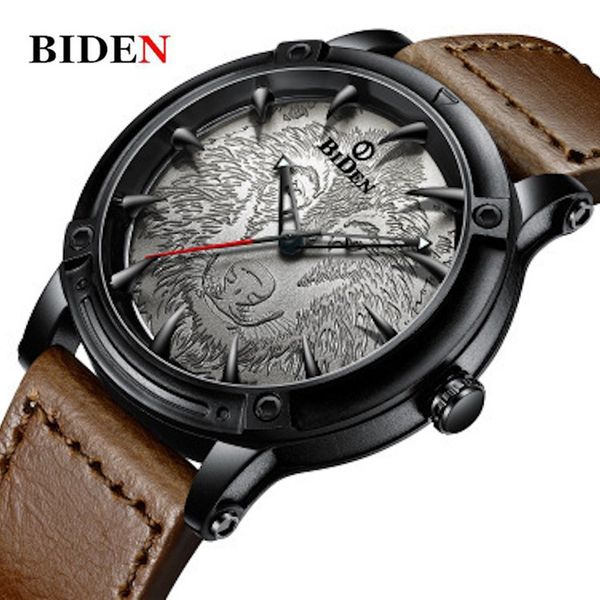 biden quartz watch 2019 sport vintage men personality wristwatch 30m waterproof for husband gift wolf face watch, Slivery;brown
biden quartz watch 2019 sport vintage men personality wristwatch 30m waterproof for husband gift wolf face watch, Slivery;brown