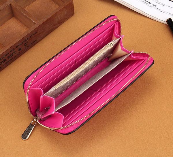 factory wholesal wholesale 2018 famous brand fashion single zipper luxury designer women pu leather wallet lady ladies long purse, Red;black 
factory wholesal wholesale 2018 famous brand fashion single zipper luxury designer women pu leather wallet lady ladies long purse, Red;black