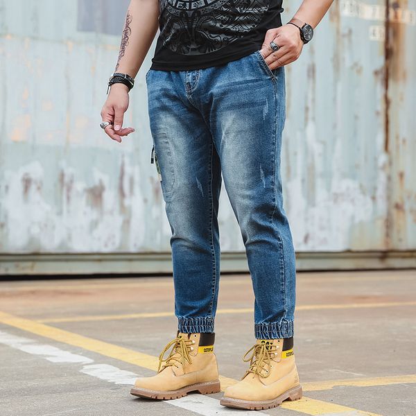 big size s-6xl mens camouflage patch zipper pocket loose jeans harem hip hop denim joggers pants loose baggy skateboard trousers, Blue
big size s-6xl mens camouflage patch zipper pocket loose jeans harem hip hop denim joggers pants loose baggy skateboard trousers, Blue