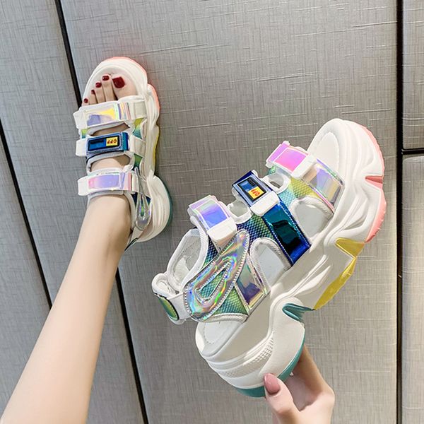 sandals shoes women sandalia outdoor sandals rainbow platform shoes female girls sport hook and loop beach sneakers
sandals shoes women sandalia outdoor sandals rainbow platform shoes female girls sport hook and loop beach sneakers