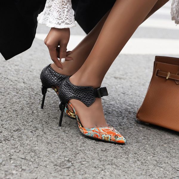 spring print pump thin heel high heels women shoes pointed toe ladies shoes fashion 2020 wedding for woman, Black
spring print pump thin heel high heels women shoes pointed toe ladies shoes fashion 2020 wedding for woman, Black