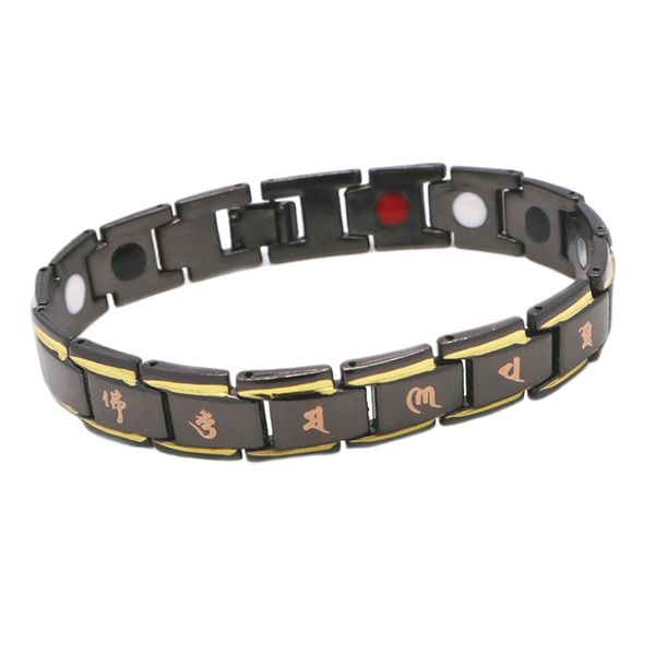 mangetic bracelet buddhist bracelet men fashion jewelry birthday new year gift, Golden;silver
mangetic bracelet buddhist bracelet men fashion jewelry birthday new year gift, Golden;silver