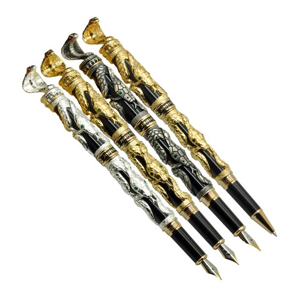 2020 vip new commemorate gift luxury signature roller ball antique silver fine iridium nib 3d cobra jinhao snake fountain pen rollerball pen, Blue;orange
2020 vip new commemorate gift luxury signature roller ball antique silver fine iridium nib 3d cobra jinhao snake fountain pen rollerball pen, Blue;orange