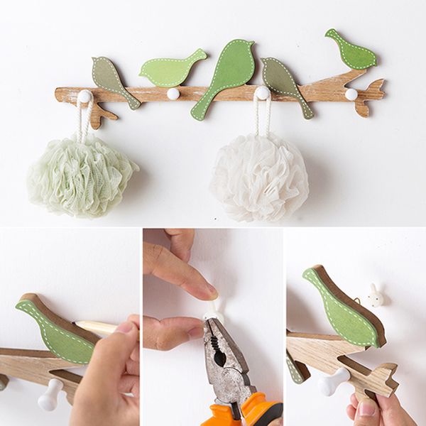 4 hooks home decorative hooks creative bird branch coat hook rail cloth hanger living room wall door hanging wall decorations
4 hooks home decorative hooks creative bird branch coat hook rail cloth hanger living room wall door hanging wall decorations