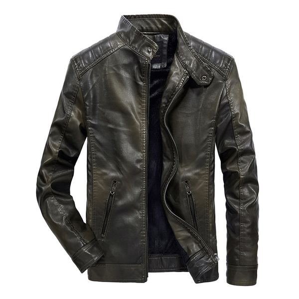 men's jackets autumn winter warm zipper jacket faux leather standing collar long slim coat 2021 casual, Black;brown
men's jackets autumn winter warm zipper jacket faux leather standing collar long slim coat 2021 casual, Black;brown