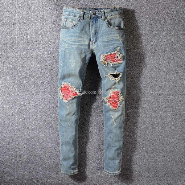 mens designer pants mens slim ripped distressed zipper jeans fashion brand mens hip hop jeans blue 29-40
mens designer pants mens slim ripped distressed zipper jeans fashion brand mens hip hop jeans blue 29-40