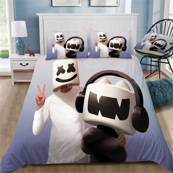 home textile marshmello 3d bedding set europe/usa/australia twin full king duvet cover set pillowcase linen dropshipping
home textile marshmello 3d bedding set europe/usa/australia twin full king duvet cover set pillowcase linen dropshipping