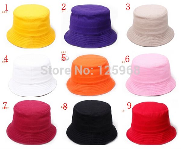 2015 new 5pcs/lot spring and summer children/kids/boys bucket hat solid color cotton sun cap hats
2015 new 5pcs/lot spring and summer children/kids/boys bucket hat solid color cotton sun cap hats