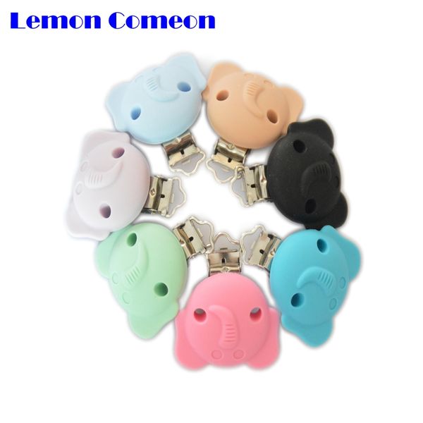 lemon comeon silicone baby pacifier clip elephant shaped silicone teether bead stainless steel baby nipple clip diy bead tool 
lemon comeon silicone baby pacifier clip elephant shaped silicone teether bead stainless steel baby nipple clip diy bead tool
