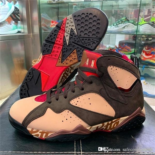 2019 authentic 7s patta x 7 og sp shimmer tough red mahogany mink velvet brown at3375-200 man basketball shoes outdoor with original box
2019 authentic 7s patta x 7 og sp shimmer tough red mahogany mink velvet brown at3375-200 man basketball shoes outdoor with original box