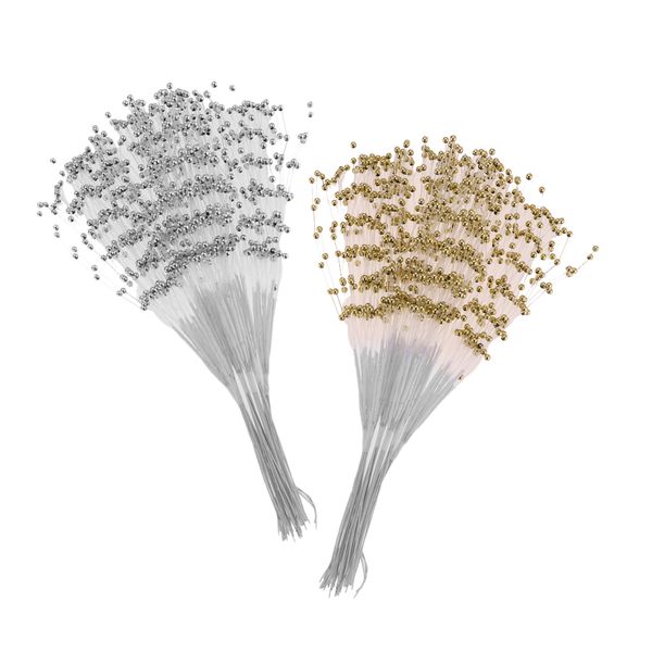 2 pieces 60 artificial pearl stems for diy vase flowers - pearl diameter 3mm 
2 pieces 60 artificial pearl stems for diy vase flowers - pearl diameter 3mm