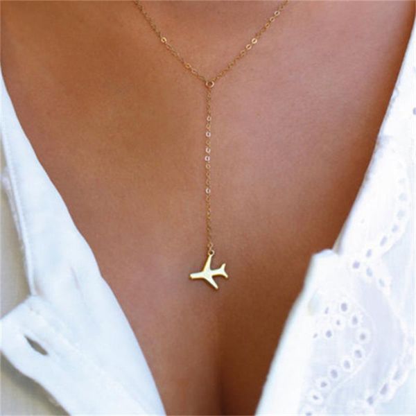 cute pattern small aircraft necklace for women fine long metal chain hanging pendant gifts for female jewelry decorations, Silver
cute pattern small aircraft necklace for women fine long metal chain hanging pendant gifts for female jewelry decorations, Silver