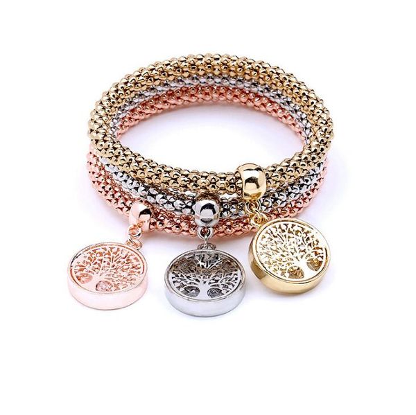 tree of life charm mesh bracelet set gold/silver/rose gold corn chain crystal charms multilayer bracelets women rhinestones, Black
tree of life charm mesh bracelet set gold/silver/rose gold corn chain crystal charms multilayer bracelets women rhinestones, Black