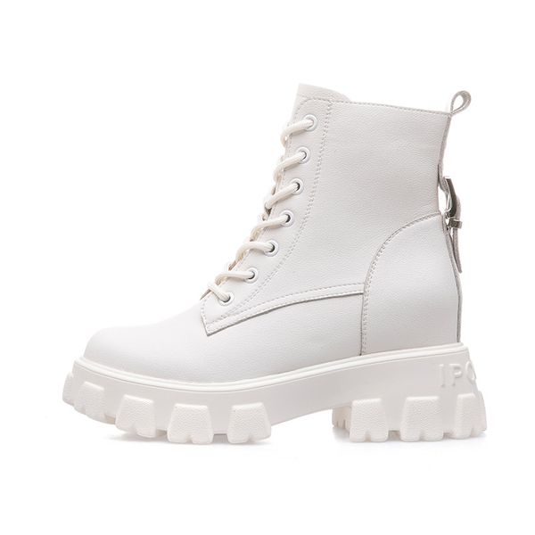 genuine leather boots women shoes winter lace up white boots waterproof wedge boots women fashion zip botines plataforma, Black
genuine leather boots women shoes winter lace up white boots waterproof wedge boots women fashion zip botines plataforma, Black