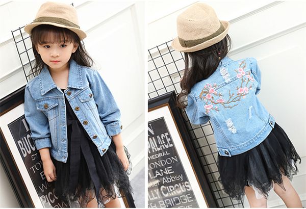 long-sleeve kids denim jackets for girls baby embroidered coat clothes 2-8y 2019 children spring fashion outwear new, Blue;gray
long-sleeve kids denim jackets for girls baby embroidered coat clothes 2-8y 2019 children spring fashion outwear new, Blue;gray