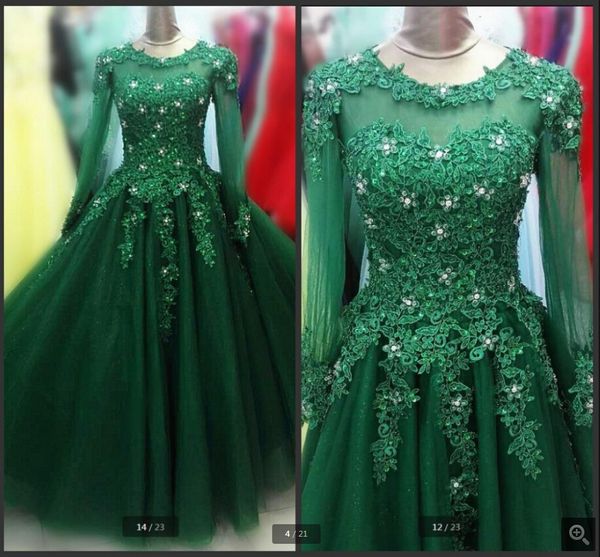 real picture prom dresses 2019 ball gown appliques beading long sleeve modest prom gowns saudi arabia muslim prom dresses, Black
real picture prom dresses 2019 ball gown appliques beading long sleeve modest prom gowns saudi arabia muslim prom dresses, Black