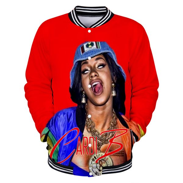 3d baseball jacket women men print cardi b singer sweatshirts casual 3d print cardi b womens baseball jacket autumn red jackets, Black;brown
3d baseball jacket women men print cardi b singer sweatshirts casual 3d print cardi b womens baseball jacket autumn red jackets, Black;brown