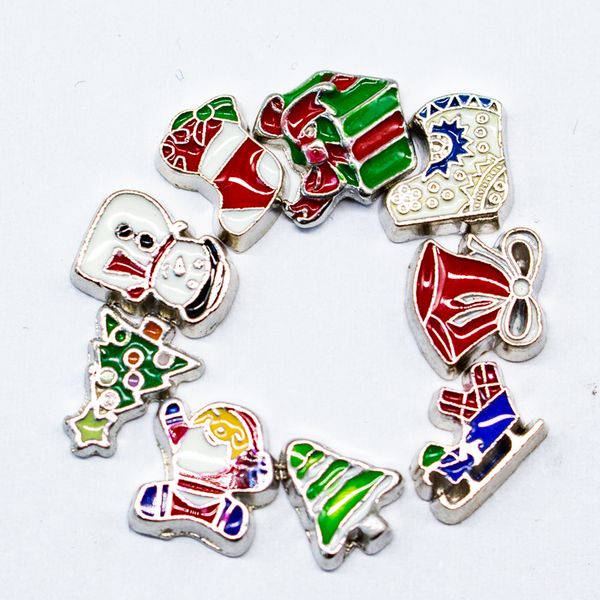 alloy charms christmas tree enamel floating charms christmas series mix 10pcs/lot for glass floating lockets diy jewelry, Bronze;silver
alloy charms christmas tree enamel floating charms christmas series mix 10pcs/lot for glass floating lockets diy jewelry, Bronze;silver