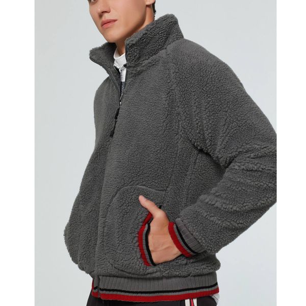 streetwear jacket men autumn and winter round neck lamb plush color zipper cardigan jacket jaqueta masculino chaqueta hombre, Black;brown
streetwear jacket men autumn and winter round neck lamb plush color zipper cardigan jacket jaqueta masculino chaqueta hombre, Black;brown