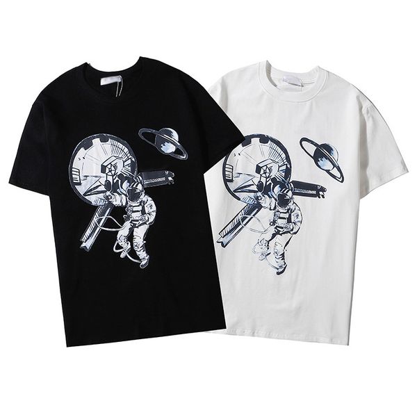 t-shirt for men women 2020 summer new designer shirts with astronaut print fashion tee 2 colors size s-2xl wholesale, White;black
t-shirt for men women 2020 summer new designer shirts with astronaut print fashion tee 2 colors size s-2xl wholesale, White;black