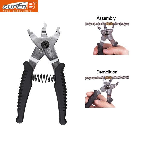 super b tb-3323 bike tools 2 in 1 master link pliers-the trident chain repair tools magic button clamp remover connect for bike
super b tb-3323 bike tools 2 in 1 master link pliers-the trident chain repair tools magic button clamp remover connect for bike