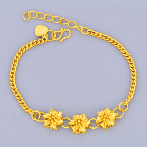 gold-plated flowers bracelet korean version of the new foreign trade hand accessories gold-plated brass bracelet, Black
gold-plated flowers bracelet korean version of the new foreign trade hand accessories gold-plated brass bracelet, Black