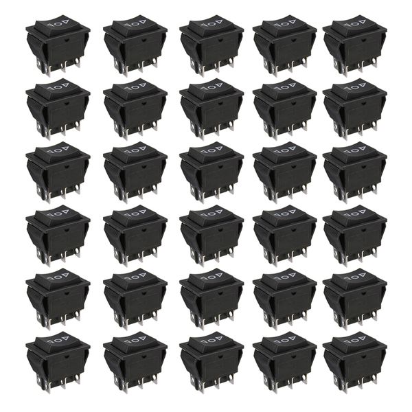 30x ac 250v / 15a 125v / 20a автомобилей auto on / off / on dpdt 6pin window rocker switch
30x ac 250v / 15a 125v / 20a автомобилей auto on / off / on dpdt 6pin window rocker switch