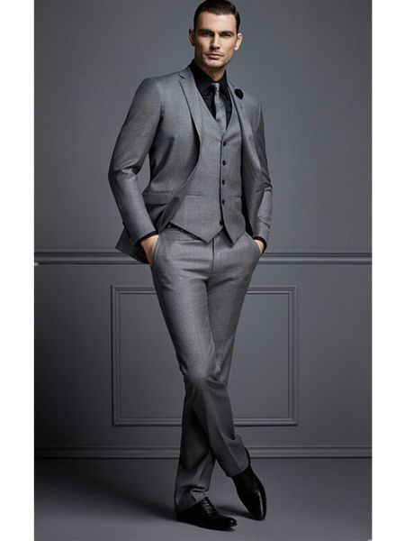 gray quality gentleman men's suit 3 piece suit men's suit blazers vest with trousers set wedding banquet groom groomsmen dress cus, White;black
gray quality gentleman men's suit 3 piece suit men's suit blazers vest with trousers set wedding banquet groom groomsmen dress cus, White;black