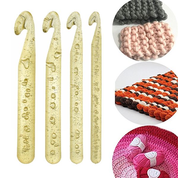 13pcs/set transparent crystal crochet knitting needles set crochet hooks kit knitting tool sweater knitted extra thick abs, Black
13pcs/set transparent crystal crochet knitting needles set crochet hooks kit knitting tool sweater knitted extra thick abs, Black