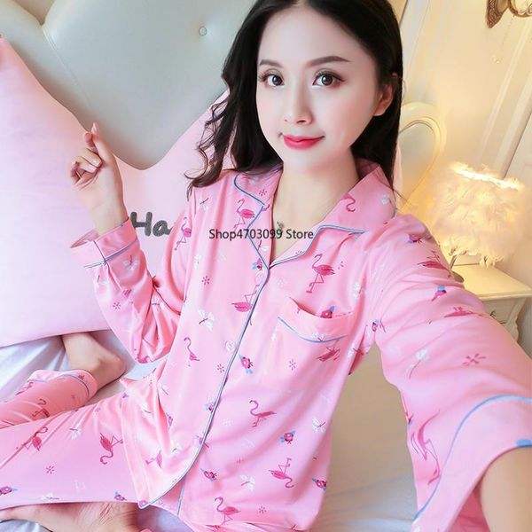 2019 new models women pyjamas clothing long set female pajamas sets nightsuit sleepwear sets leisure women home wear, Blue;gray
2019 new models women pyjamas clothing long set female pajamas sets nightsuit sleepwear sets leisure women home wear, Blue;gray