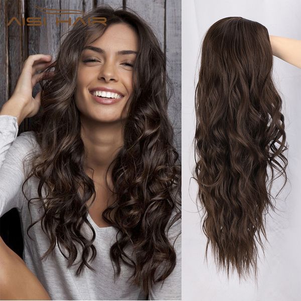 synthetic wigs aisi hair 26inches nature water wavy wig middle part long brown black for women heat resistant cosplay
synthetic wigs aisi hair 26inches nature water wavy wig middle part long brown black for women heat resistant cosplay