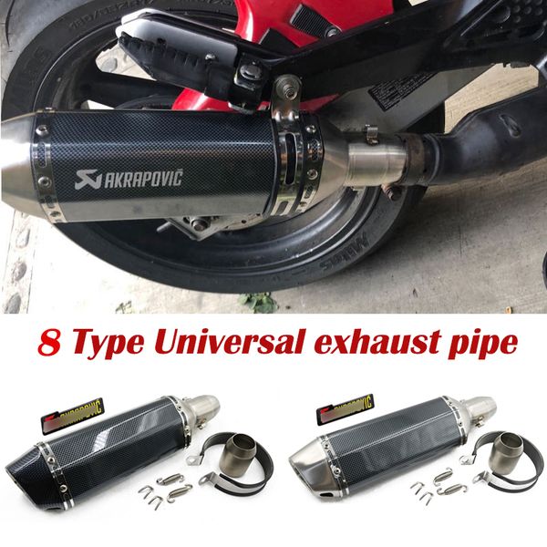 51mm akrapovic universal motorcycle exhaust modified muffler pipe bike dirt scooter pit motocross for r1 er6n cbr250r r3 gp mt07
51mm akrapovic universal motorcycle exhaust modified muffler pipe bike dirt scooter pit motocross for r1 er6n cbr250r r3 gp mt07