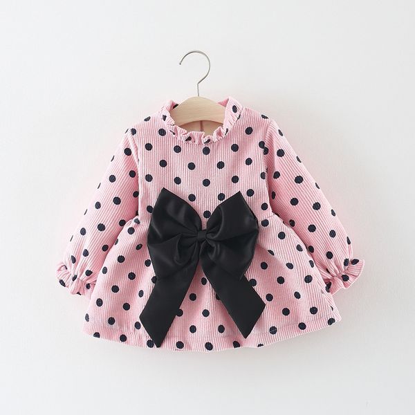 2019 autumn winter baby girls cute dresses dot print ruffles long sleeve knee length a-line big bowknot christmas dress 0-4t, Red;yellow
2019 autumn winter baby girls cute dresses dot print ruffles long sleeve knee length a-line big bowknot christmas dress 0-4t, Red;yellow
