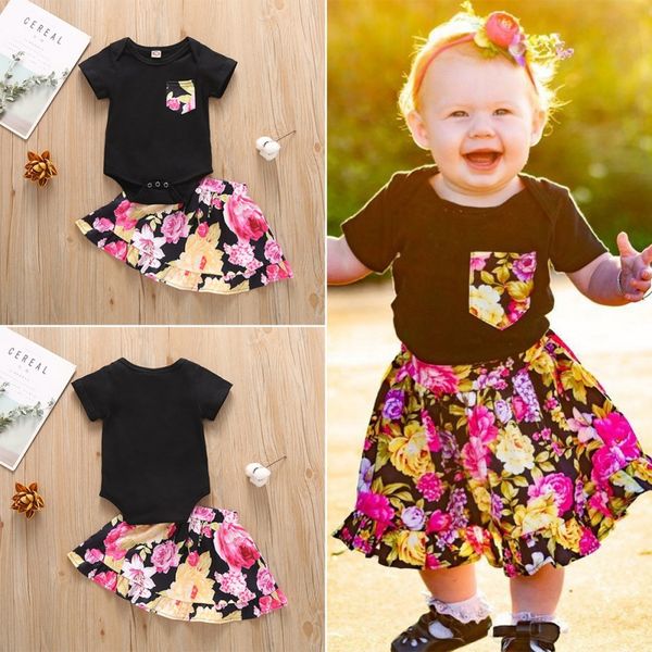 newborn rompers infant baby girls short sleeve floral pocket bodysuit romper floral skirt outfits 2pcs clothing sets, White
newborn rompers infant baby girls short sleeve floral pocket bodysuit romper floral skirt outfits 2pcs clothing sets, White