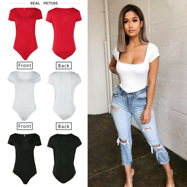 deep square neck casual women ladies bodysuit stretch leotard short sleeve body jumpsuit, Black;white
deep square neck casual women ladies bodysuit stretch leotard short sleeve body jumpsuit, Black;white