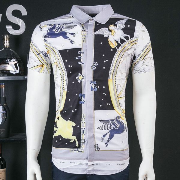 2019 mens shirts new 3d digital printing short-sleeved fashion designs shirt personality large size casual shirts, White;black
2019 mens shirts new 3d digital printing short-sleeved fashion designs shirt personality large size casual shirts, White;black