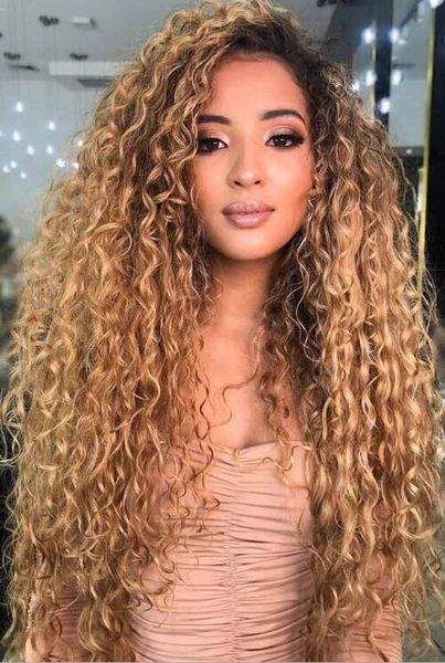 the est ladies long curly wigs africa europe hair wig new synthetic fiber hair wig ombre color for women, Black
the est ladies long curly wigs africa europe hair wig new synthetic fiber hair wig ombre color for women, Black