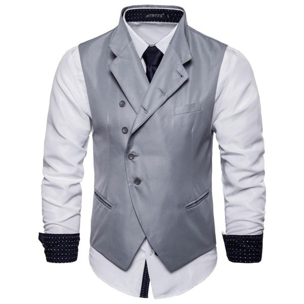 men slim suit vests business casual vest party wedding male single breasted business casual vests waistcoat gilet homme, Black;white 
men slim suit vests business casual vest party wedding male single breasted business casual vests waistcoat gilet homme, Black;white