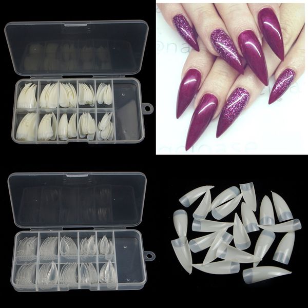tkgoes 100pcs+box professional fake nails long stiletto nails half cover french acrylic nail tips sharp ending false tips, Red;gold
tkgoes 100pcs+box professional fake nails long stiletto nails half cover french acrylic nail tips sharp ending false tips, Red;gold
