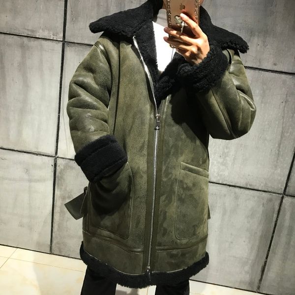 ladies suede leather jacket suede lamb fur coat lady shearling coat women lamb leather, Black
ladies suede leather jacket suede lamb fur coat lady shearling coat women lamb leather, Black
