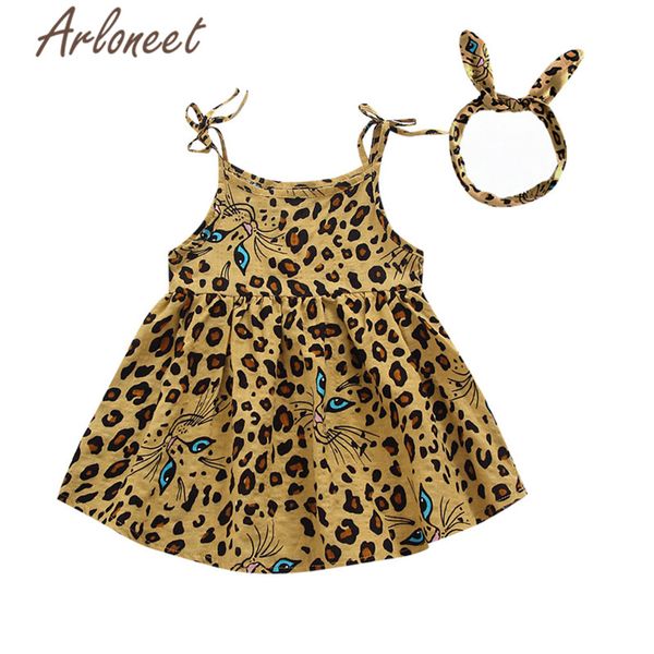 arloneet clothes girl sleeveless dress leopard print bownot casual dress headband 2pcs 2019 summer princess party girls dresses, Red;yellow
arloneet clothes girl sleeveless dress leopard print bownot casual dress headband 2pcs 2019 summer princess party girls dresses, Red;yellow