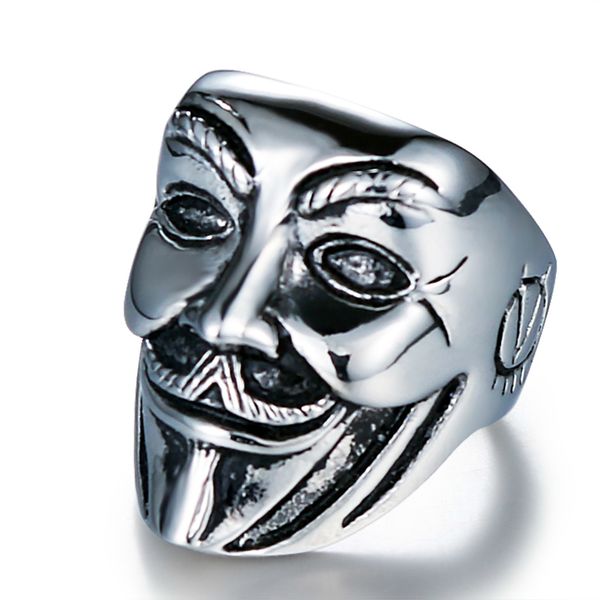 bnwige 2019 new fashion stainless steel clown mask black with skull rings accessories jewellery gifts for men, Slivery;golden
bnwige 2019 new fashion stainless steel clown mask black with skull rings accessories jewellery gifts for men, Slivery;golden