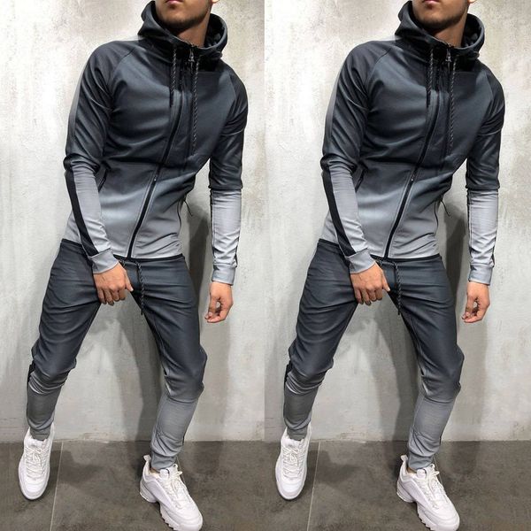 2 pieces/set of men's long-sleeved hooded autumn winter packwork print sweatshirt casual outdoor sports suit sweatshirt pants, Black;blue
2 pieces/set of men's long-sleeved hooded autumn winter packwork print sweatshirt casual outdoor sports suit sweatshirt pants, Black;blue