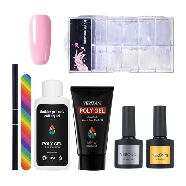 7 pcs/set 6 colors nail extension gel dressing tool multicolor extended quick building nail mold tips
7 pcs/set 6 colors nail extension gel dressing tool multicolor extended quick building nail mold tips