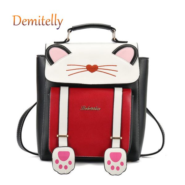contrast color college wind anti-theft student bag cute funny cat backpack creative personality cartoon animal backpack
contrast color college wind anti-theft student bag cute funny cat backpack creative personality cartoon animal backpack