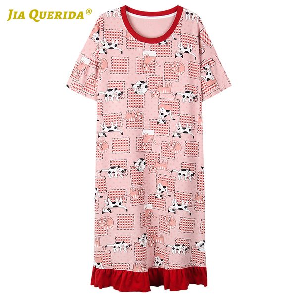 short sleeve cartoon printing women clothes fashion style casual style home dress long shirt night dress night gown wear, Black;red
short sleeve cartoon printing women clothes fashion style casual style home dress long shirt night dress night gown wear, Black;red