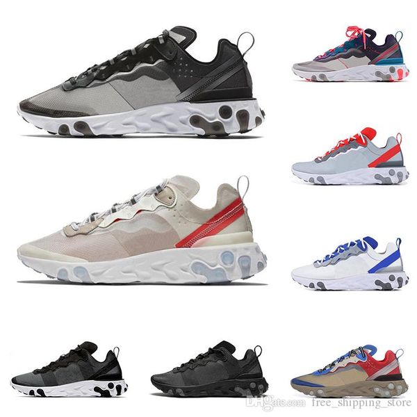 new ashion react element 55 running shoes for men women light bone triple black royal solar team red mens trainers sports sneaker runner
new ashion react element 55 running shoes for men women light bone triple black royal solar team red mens trainers sports sneaker runner