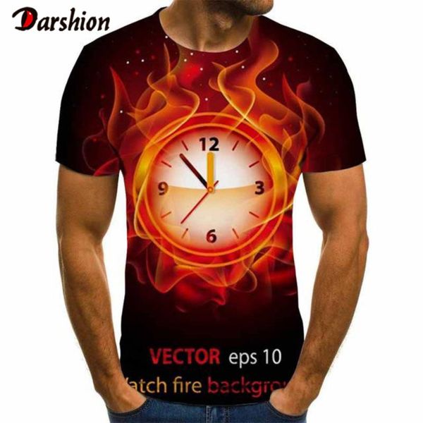 3d clock t shirt men metal tshirts casual funny t shirts geometric anime clothes 3d flame alarm clock man short sleeves plus 4xl, White;black
3d clock t shirt men metal tshirts casual funny t shirts geometric anime clothes 3d flame alarm clock man short sleeves plus 4xl, White;black