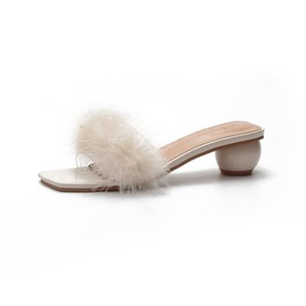 2019 summer fur slides cute plush slippers hair luxury fashion slippers women's sandals square head women's shoe, Black
2019 summer fur slides cute plush slippers hair luxury fashion slippers women's sandals square head women's shoe, Black