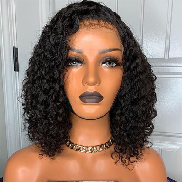 kinky curly bob invisible fake scalp wig 13*6 deep part lace front human hair wigs glueless preplucked bleached knots remy hair, Black;brown
kinky curly bob invisible fake scalp wig 13*6 deep part lace front human hair wigs glueless preplucked bleached knots remy hair, Black;brown